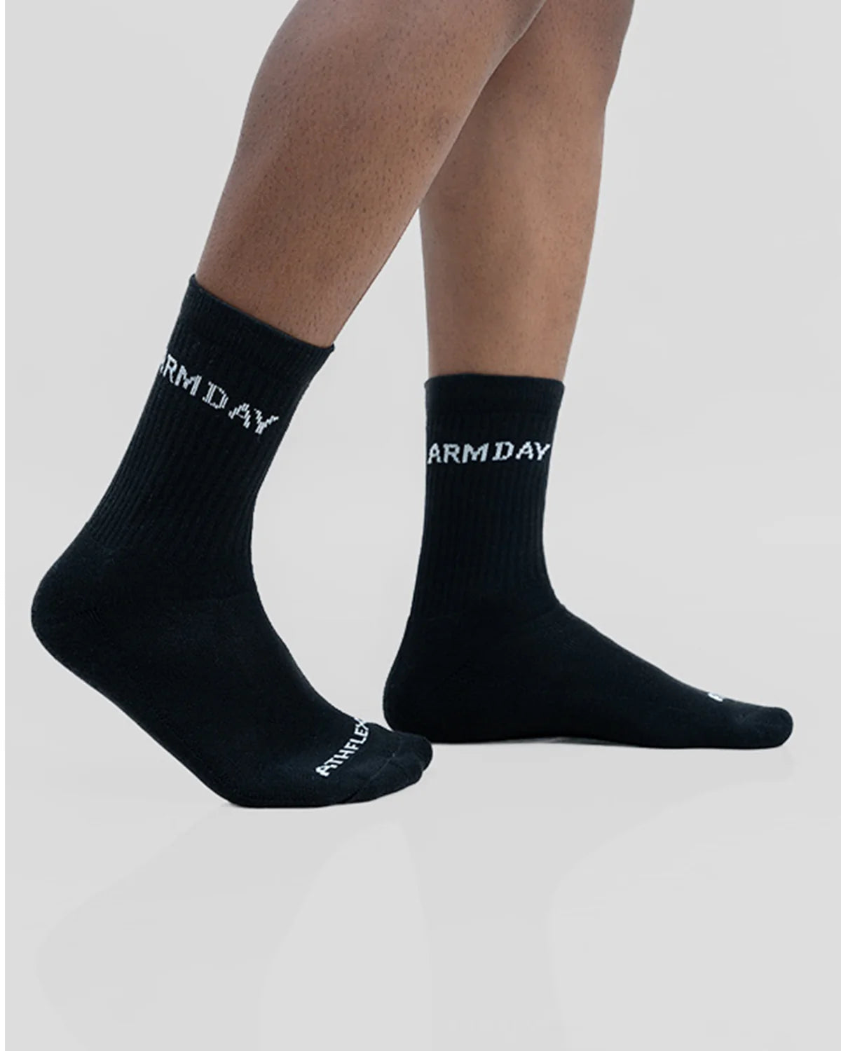 Athflex - Training Crew Socks (Pack Of 5 ) - Black