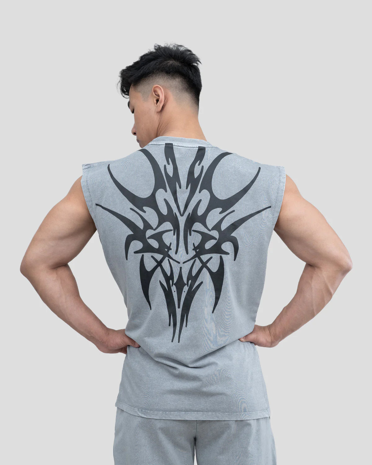 Athflex - Triblade Acid Wash Tank - Cloud Grey