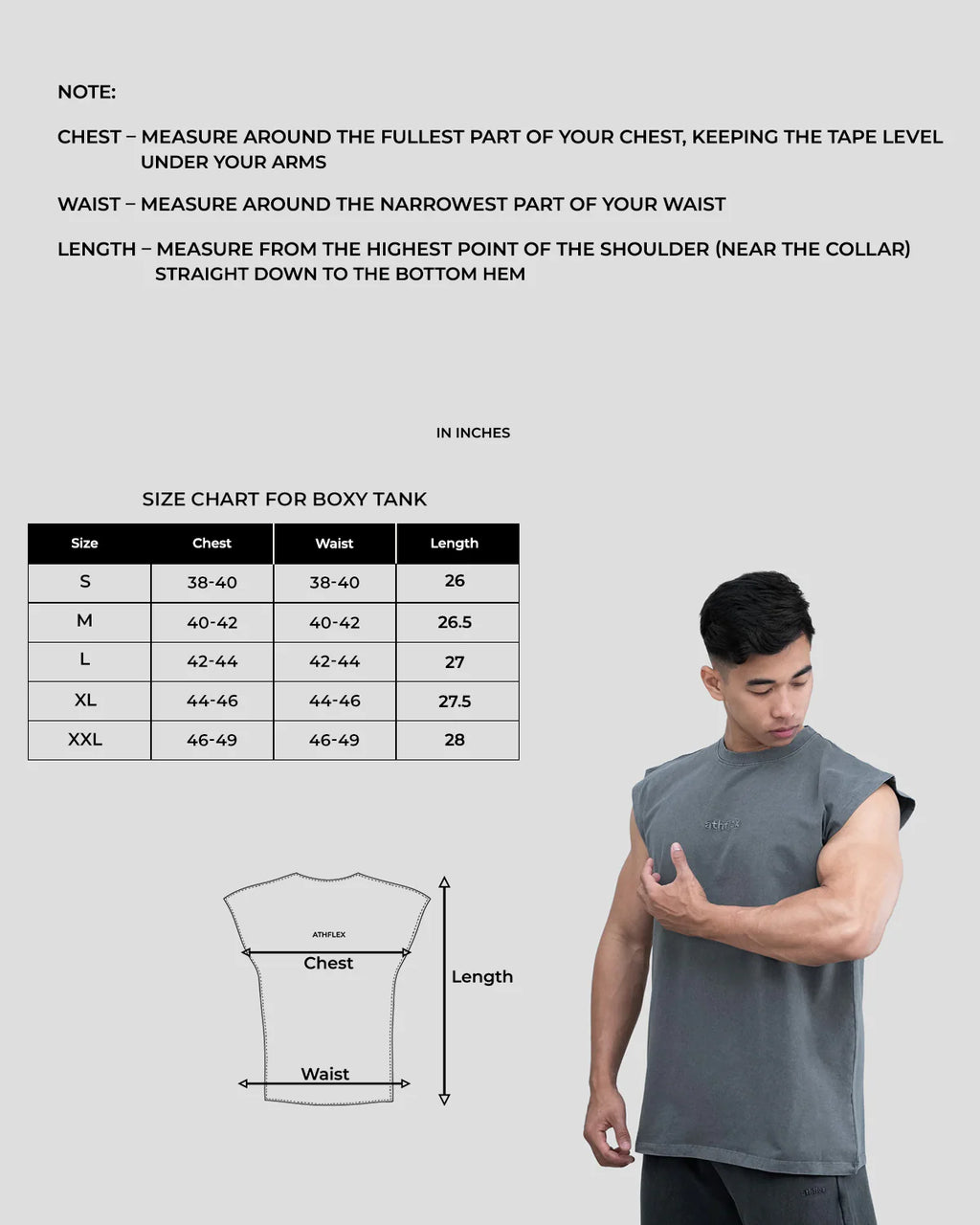 Athflex - Acid Wash Boxy Tank