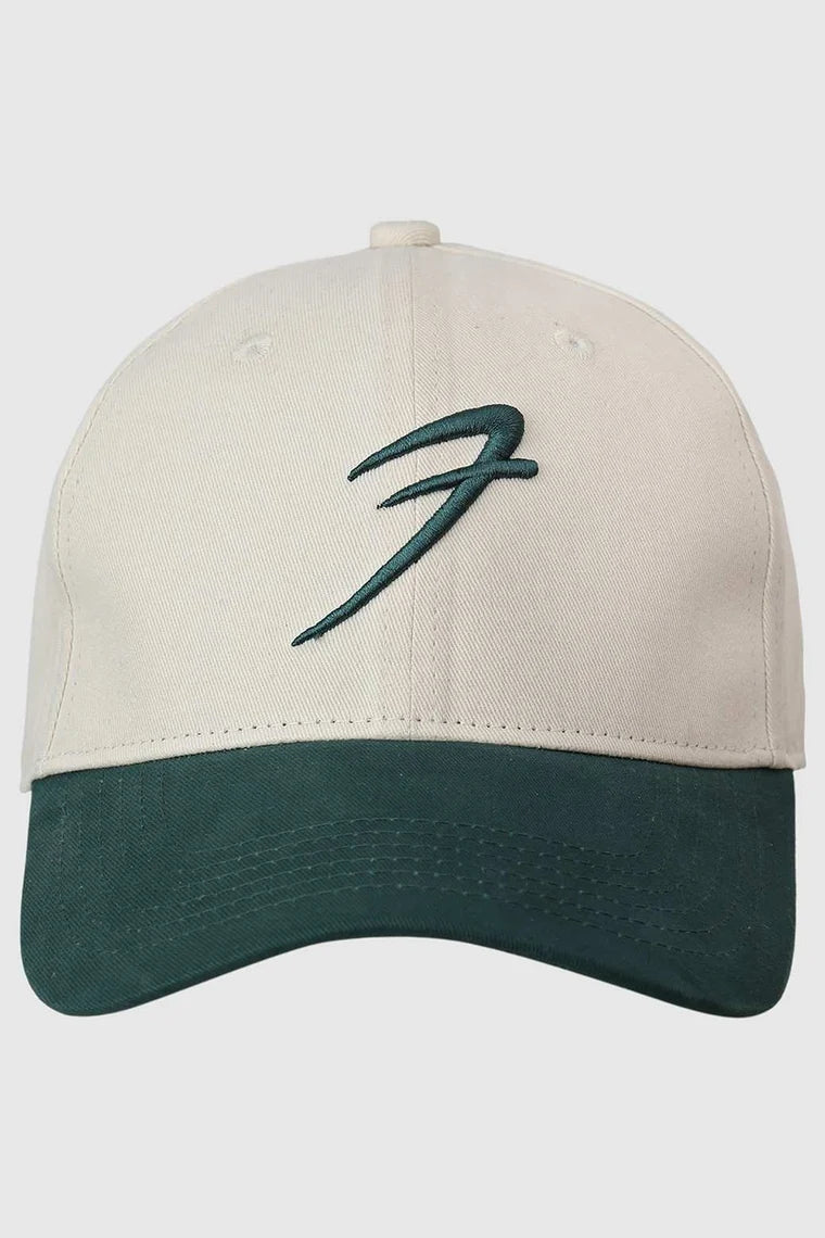 Fuaark Legacy Baseball Cap Beige/Bottle Green