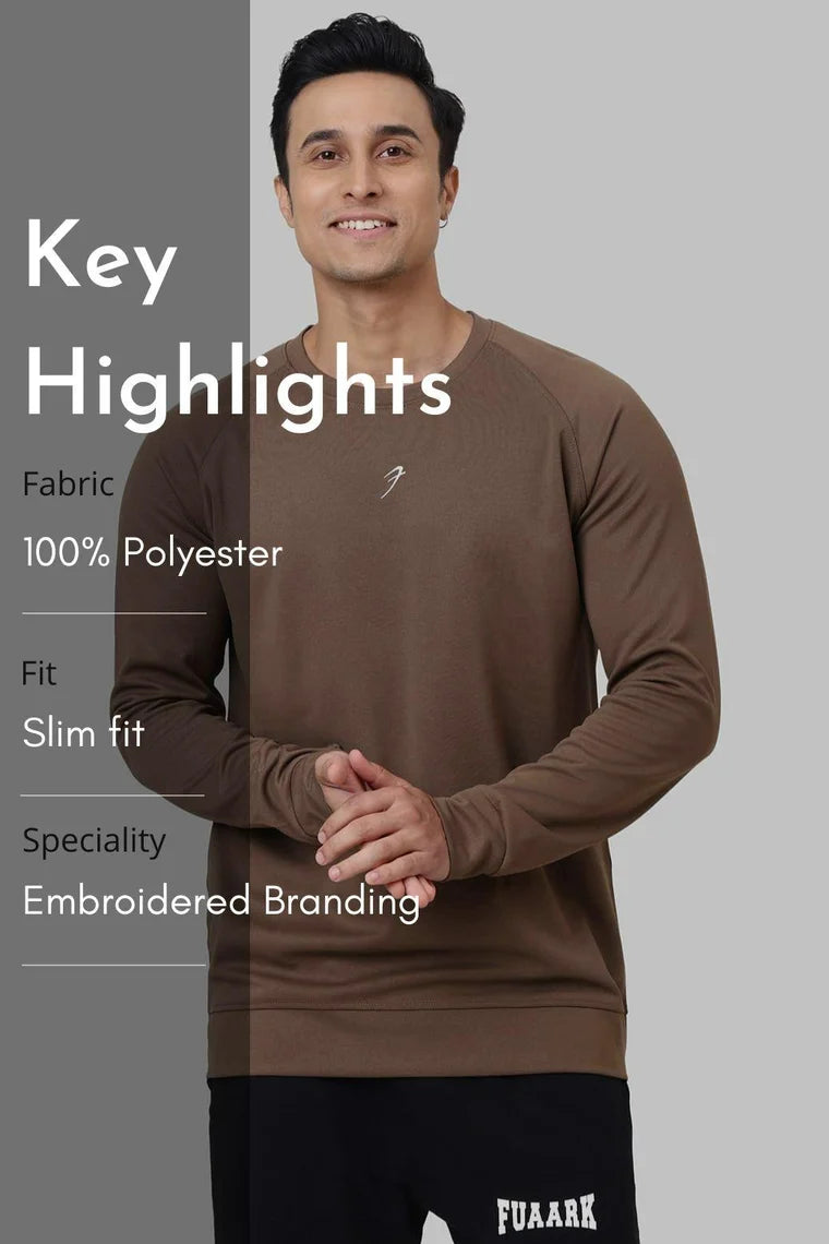 Fuaark Polish Sweatshirt Brown