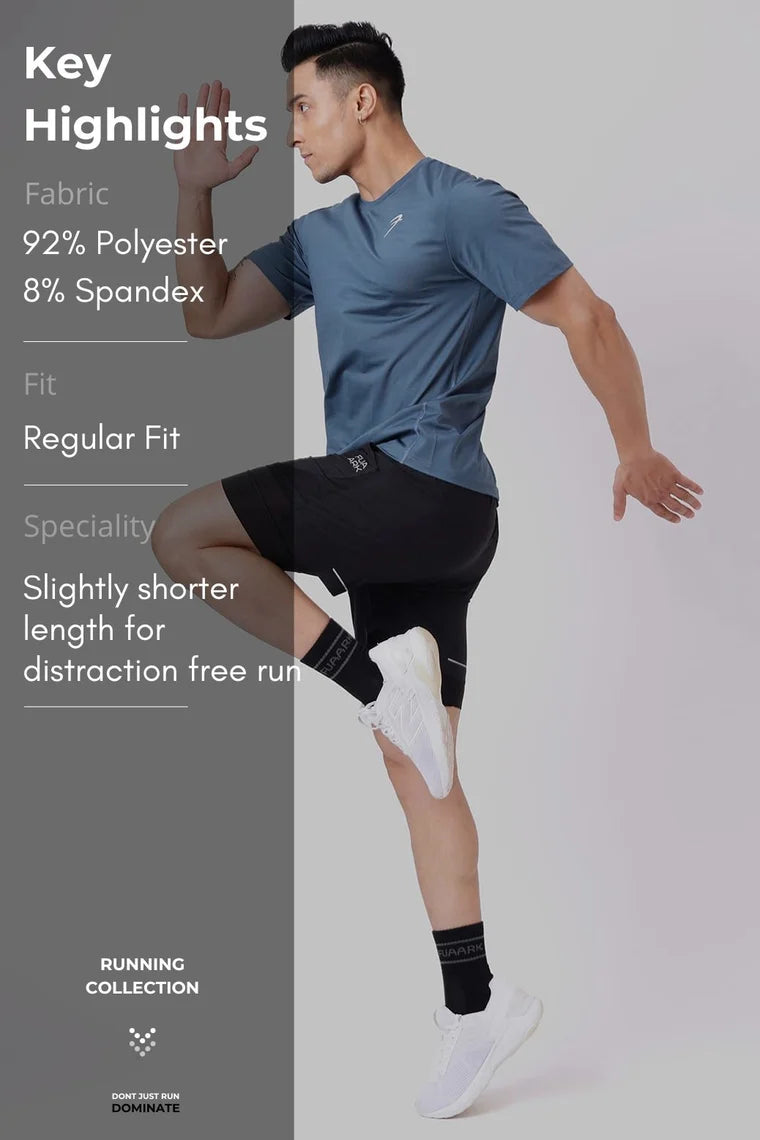 Fuaark Ember Running T-Shirt Light Blue