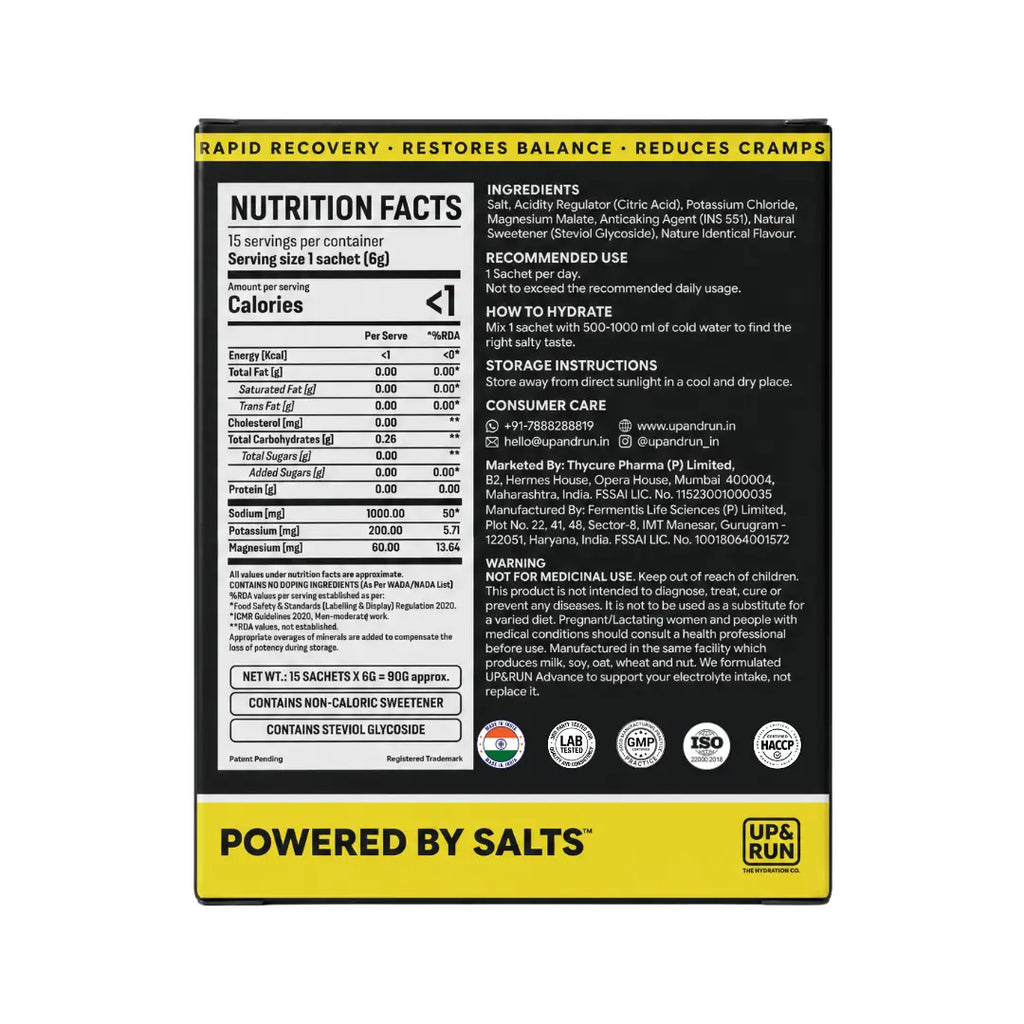 UP & RUN Citrus Salt