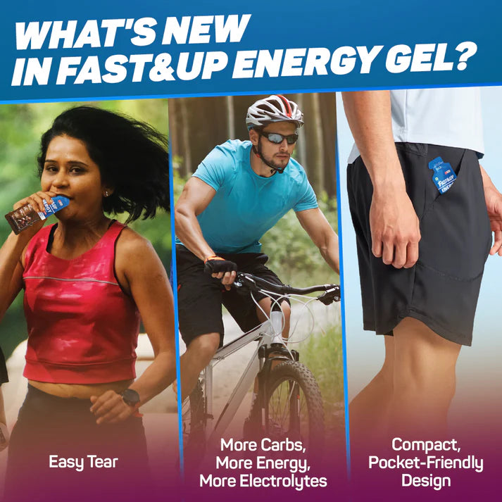 Fast & Up - Energy Gel - Caffeinated - Caramel Coffee - 6 Gels