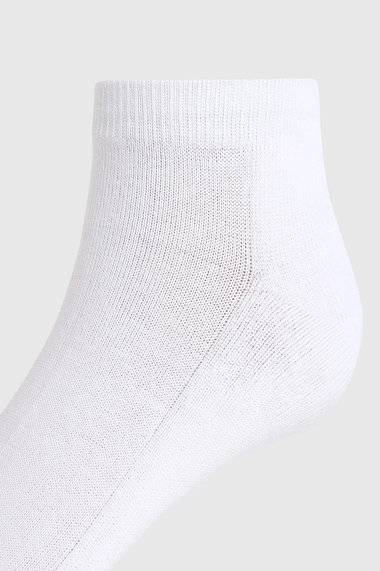 Fuaark Classic Ankle Socks White/Grey