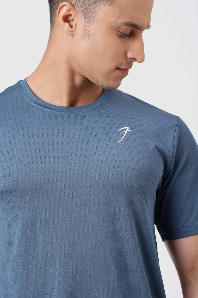 Fuaark Ember Running T-Shirt Light Blue