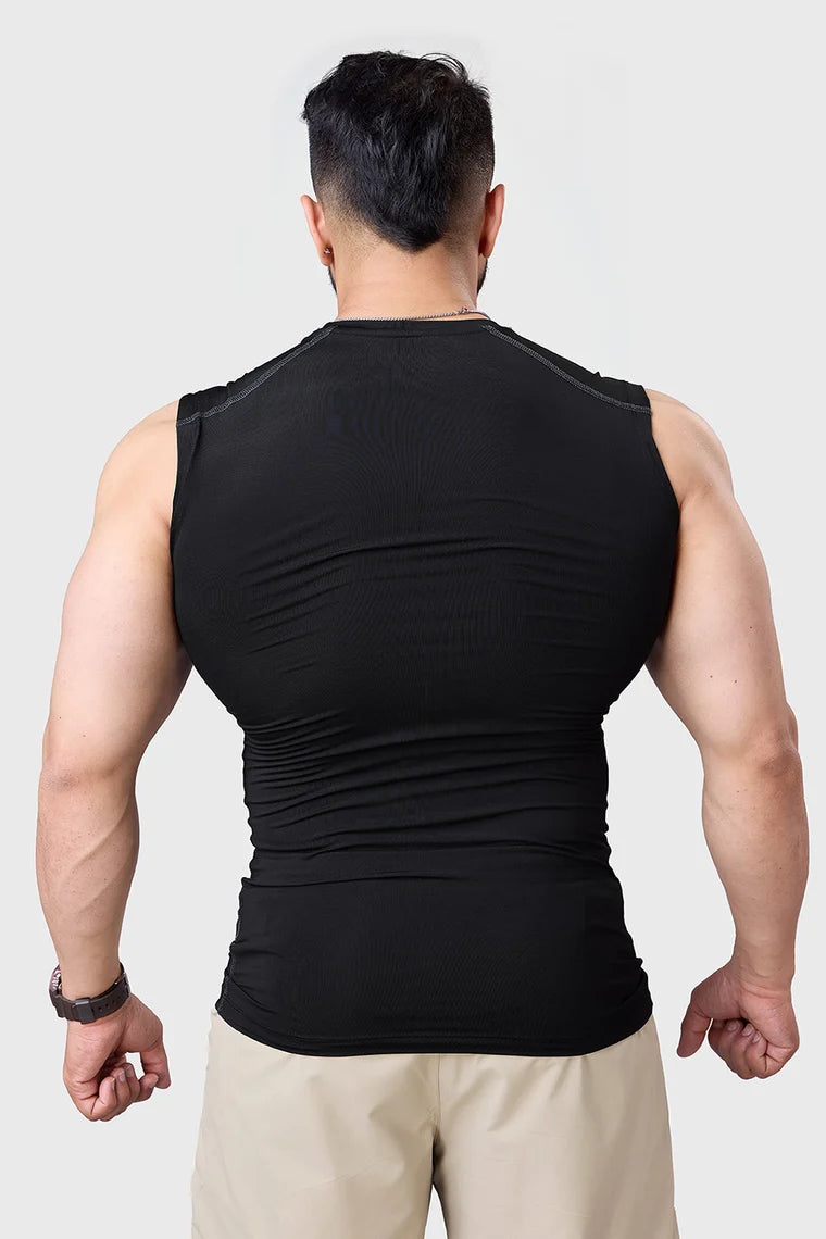 Fuaark Compression Sleeveless Tank Black
