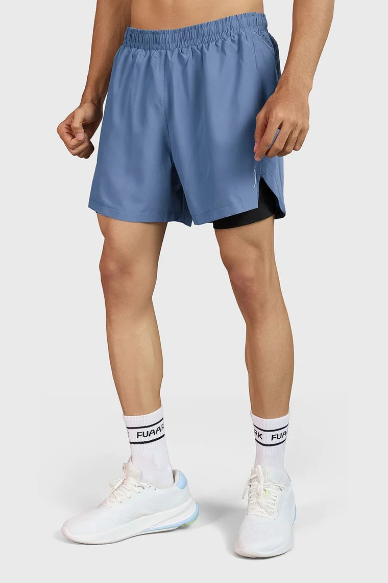Fuaark Hyper 5" Running Shorts Light Grey