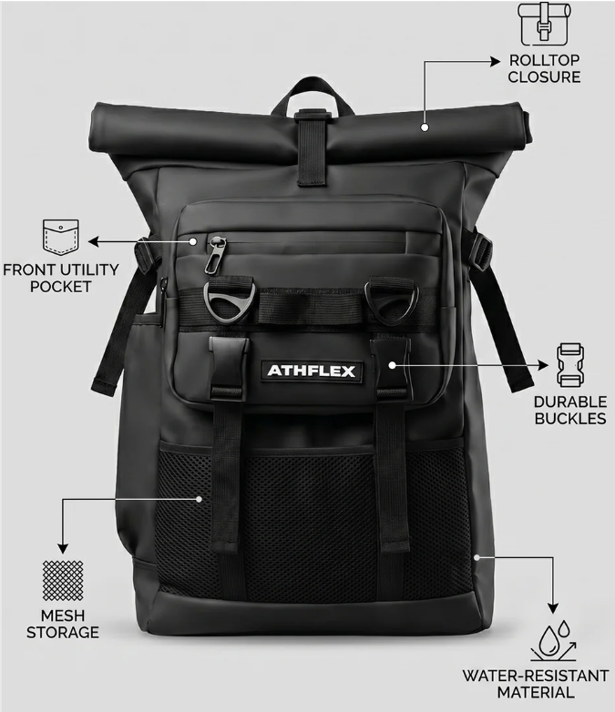 Athflex Roll Top Bag