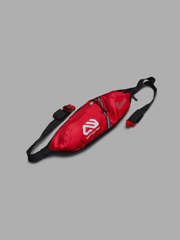 Adventure Worx - Saser Cross Body Waist Pack / Pouch for Running - Red