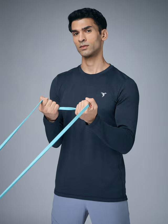 Technosports Mens Basic Crewneck Shirt Full Sleeve