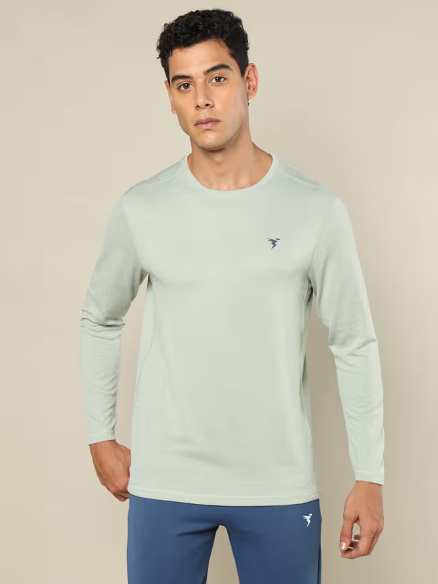 Technosports Mens Basic Crewneck Shirt Full Sleeve